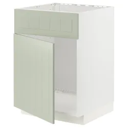 IKEA METOD(994.865.40) ша сто мийка др/фр, білий/Stensund світло-зелений