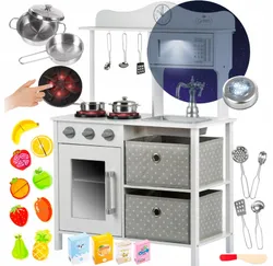 Кухня Kinderplay GS0058-1 дитяча кухня з водою і звуком дитяча кухня дерево кухня з ефектами міні кухня