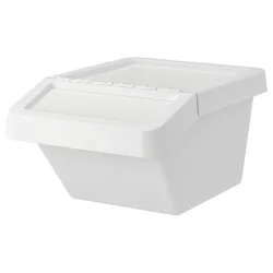 IKEA SORTERA (102.558.97) кошик для сортування сміття, білий
