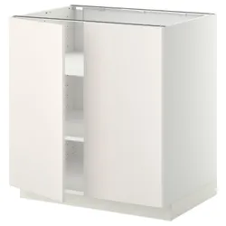 IKEA METOD (594.661.72) stj шкаф/полки/2 дверцы, белый / Веддинге белый