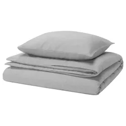 IKEA GROVSNÄRJA(206.181.24) воздуховоды и наволочка, Серый Меланг