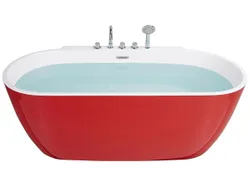Отдельностоящая ванна 170 x 80 см красная ROTSO