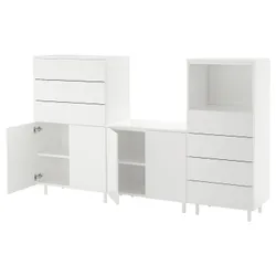 IKEA PLATSA(192.521.25) стійка, білий / Фоннес білий