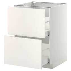 IKEA METOD / MAXIMERA(299.159.21) sz stj 2fr / 2in szu, білий / Veddinge білий