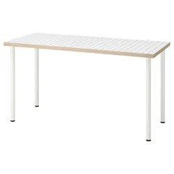 IKEA LAGKAPTEN / ADILS(595.084.26) рабочий стол, белый антрацит/белый