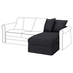 IKEA GRÖNLID(605.174.44) чехол на секцию шезлонга, Хилларед антрацит