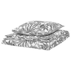 IKEA BROKDRACENA(406.057.81) воздуховоды и наволочка, белый/черный