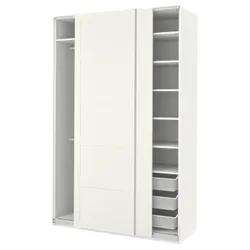 IKEA PAX / BERGSBO(195.023.65) гардероб, білий/білий