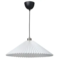 IKEA KUDDLAVA / SKAFTET(096.039.87) висящая лампа, плиссированный белый