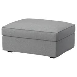 IKEA KIVIK (994.404.96) підніжка з місцем для зберігання, Tibbleby бежевий / сірий