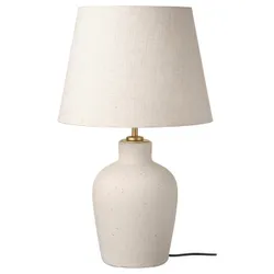 IKEA BLIDVÄDER(805.012.58) настільна лампа, кремова кераміка/бежевий