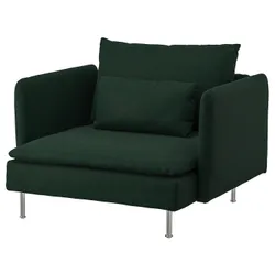 IKEA SÖDERHAMN(194.312.45) Крісло, Талміра темно-зелена
