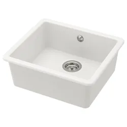 IKEA HAVSEN Одинарная мойка, белый  (392.537.13)