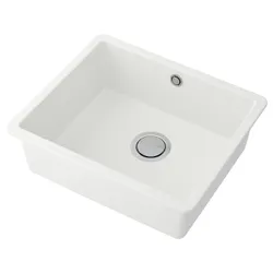 IKEA KILSVIKEN(095.792.18) утопленная раковина, 1 камера, белый/кварцевый композит