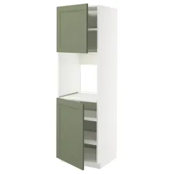 IKEA METOD(595.186.75) Sza St Piek 2 др/половина, Biały/Axstad Greya -green