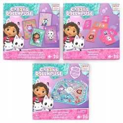 НАБОР НАСТОЛЬНЫХ НАСТОЛЬНЫХ ИГРЫ GABI'S CAT HOUSE ИЗ 3 НАБОРОВ ДОМИНО KATY JUMBO