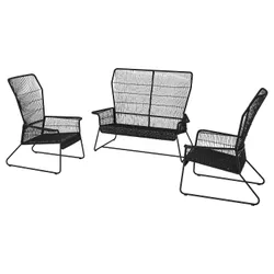 IKEA TALLSKÄR(695.825.00) Комплект для сидений с 4 человека, Внешний/антрацит