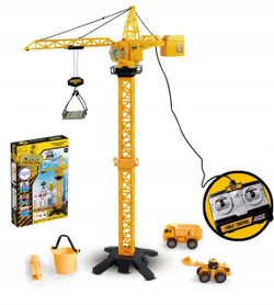 Кран дитячий Crane Woopie 103 см Кран із дистанційним керуванням Іграшкові підйомні крани з аксесуарами