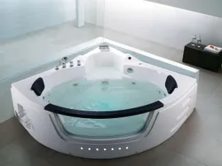 Угловая ванна Whirlpool Martinica 1550 x 1550 мм белая Ванна со светодиодной подсветкой Белая угловая ванна