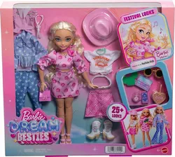 Набір ляльок Barbie Dream Besties Malibu з одягом для фестивалю JGH87