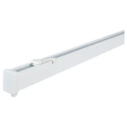 IKEA VIDGA (204.929.16) одинарная рейка для штор, в комплекте с потолочным кронштейном /белый