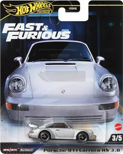 HOT WHEELS ПРЕМІУМ Форсаж 3/5 Porsche 911 Carrera RS 3.8 HRT97