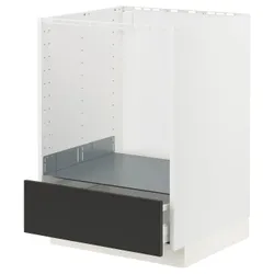 IKEA METOD / MAXIMERA(494.986.06) sh st y sh, білий/матовий антрацит Nickebo
