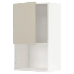 IKEA METOD(494.679.02) мікрохвильова шафа, білий/Havstorp бежевий