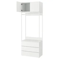 IKEA PLATSA(593.264.69) шафа на 2 двері і 3 ящика, білий / Фоннес білий