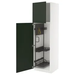 IKEA METOD(395.741.82) High Cabinet/Interior Inn, Белый/Havstorp Deep Green