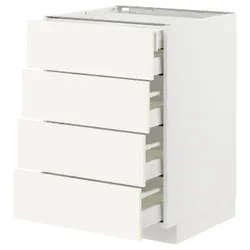 IKEA METOD / MAXIMERA(095.071.65) sat stj 4fr/2n/3śr su, білий/Вальстена білий