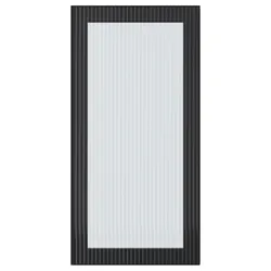 IKEA HEJSTA(805.266.40) Стеклянная дверь, антрацит/узорчатое стекло