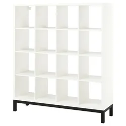 IKEA KALLAX(294.427.19) полиця з опорною рамою, Білий чорний