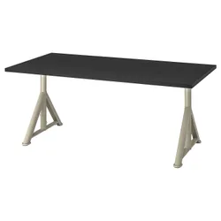 IKEA IDÅSEN(292.810.33) письмовий стіл, чорний / бежевий