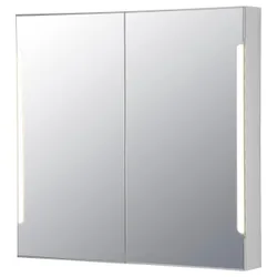 IKEA STORJORM (202.481.18) Зеркальный шкафчик / 2 дверки, встроенный osw, белый