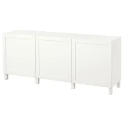 IKEA BESTÅ(491.397.41) поєднання з дверима, білий / Ханвікен / Стуббарп білий