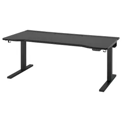 IKEA UTMANING(395.716.83) Игровой стол, такой как Sit/Stand, электрический/черный