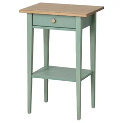 IKEA HEMNES(506.107.39) Ночной стол, Грейозоиления/светло -коричневое пятно