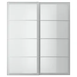 IKEA SVARTISDAL(794.397.95) Розсувні двері, імітація білого паперу