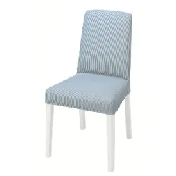 IKEA BERGMUND(993.899.83) стул, белый / темно-синий Rommele / белый