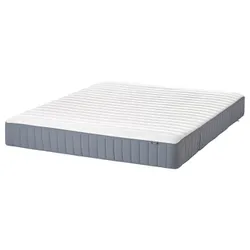 IKEA VALEVÅG(204.699.25) Матрас, карманные источники, Очень жесткий/светло -голубой