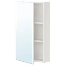 IKEA ENHET(793.227.24) шкаф с зеркалом и дверью, белый