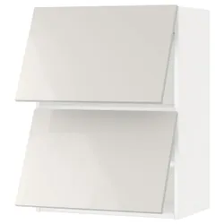 IKEA METOD(893.919.67) двери 2 уровня, белый/Рингхульт светло-серый