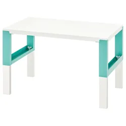 IKEA PÅHL(894.374.75) письмовий стіл, білий/бірюзовий