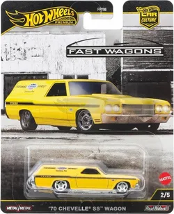 HOT WHEELS PREMIUM CAR CULTURE FAST WAGONS 2/5 '70 Chevelle SS Wagon JBK67