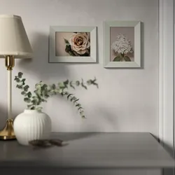 IKEA PLOMMONTRÄD(205.943.35) рамка, бледно -серый