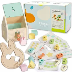 ОСВІТНЯ BABY BOX MONTESSORI BABY SHOWER ПОДАРУНОК 12 мс + CLASSIC WORLD