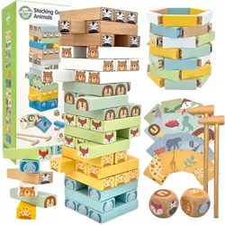 ДЕРЕВ'ЯНА ГРА НАВИКИ Вовняна вежа ДОМИНО БЛОКИ MONTESSORI