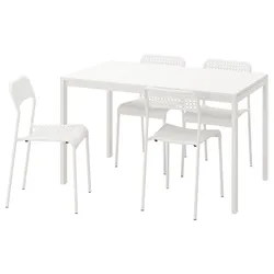 IKEA MELLTORP / ADDE(990.143.76) стол и 4 стула, белый