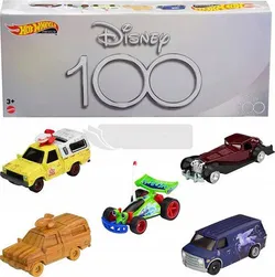 Преміум-набір HOT WHEELS до 100-річчя Disney з 5 машинок HKF06